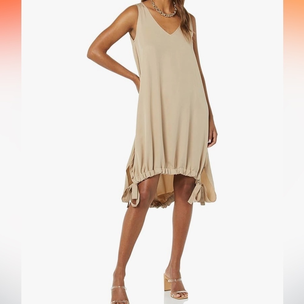 TEREA Women's Brielle Adjustable Hem Mini Tank Dress new